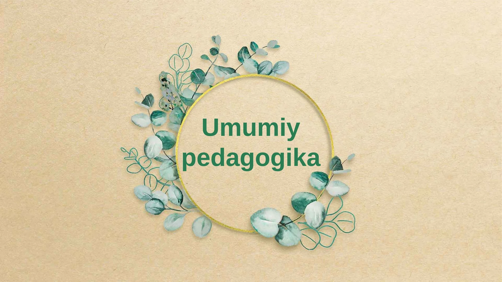 Jamoa tarbiya obyekti va subyekti sifatida