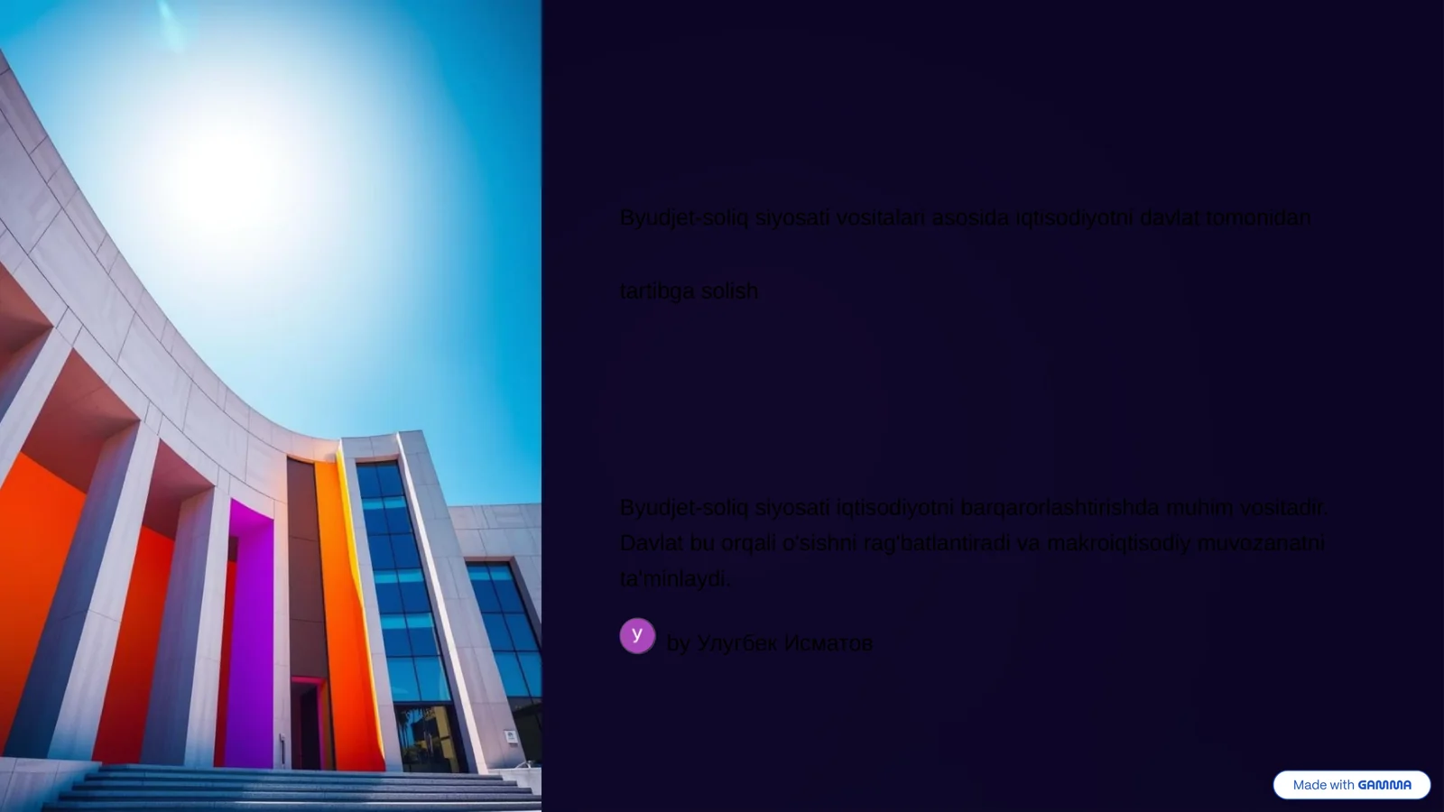 Byudjet-soliq siyosati vositalari