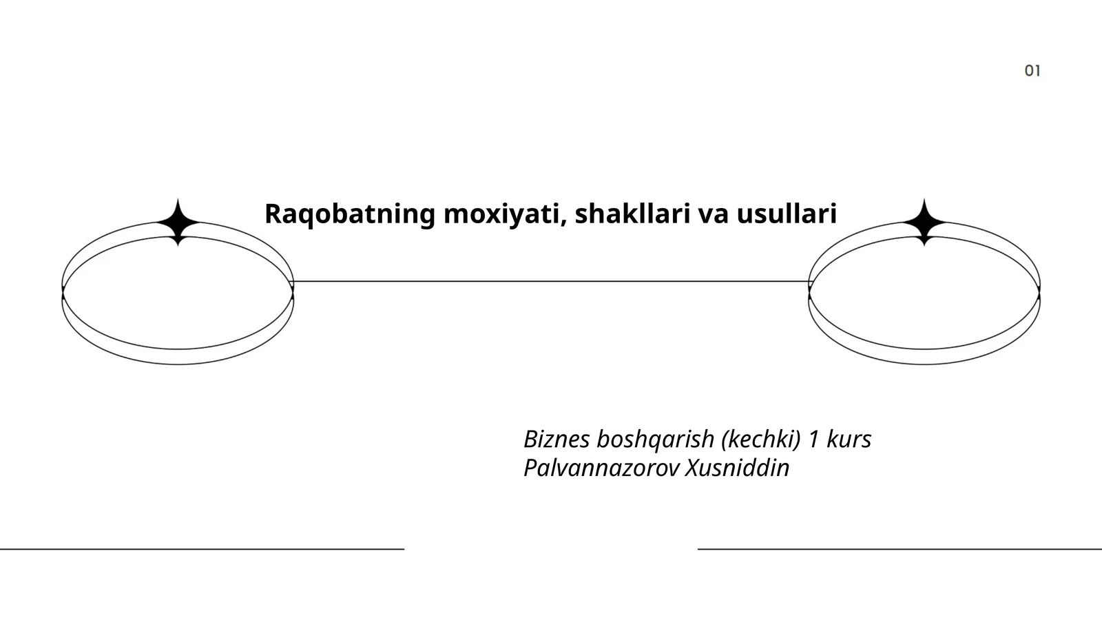 Raqobatning moxiyati, shakllari va usullari