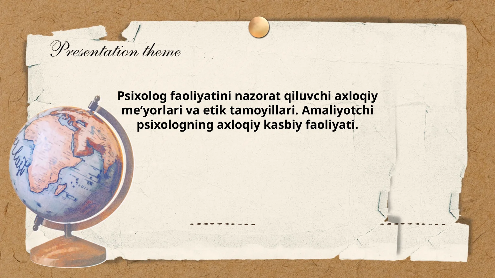 Psixolog faoliyatini nazorat qiluvchi axloqiy meʼyorlari va etik tamoyillari