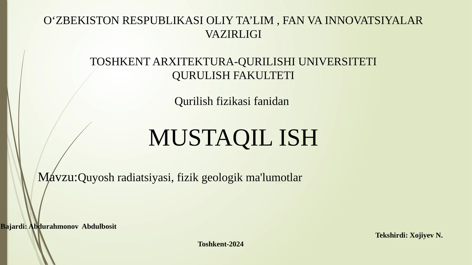 Quyosh radiatsiyasi