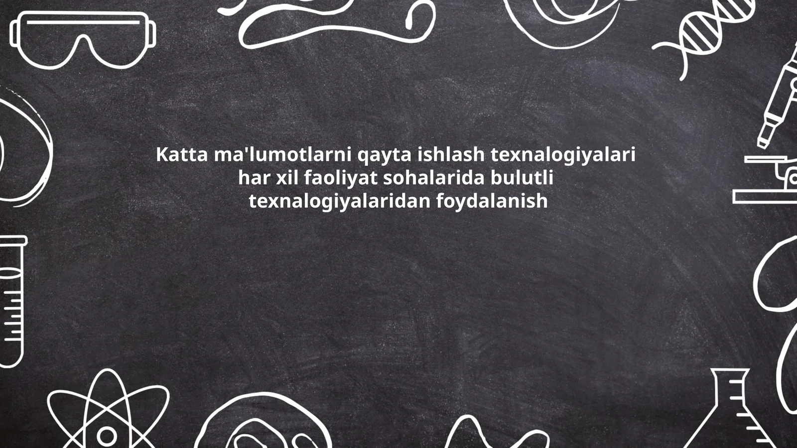 Katta ma'lumotlarni qayta ishlash texnalogiyalari