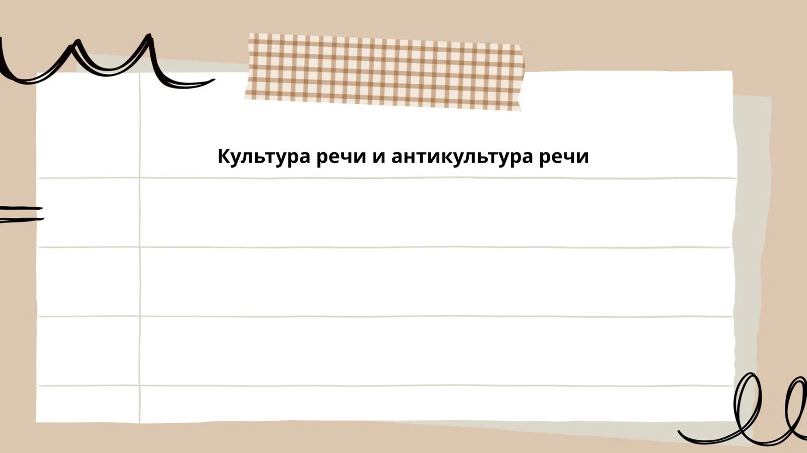 Культура речи и антикультура речи