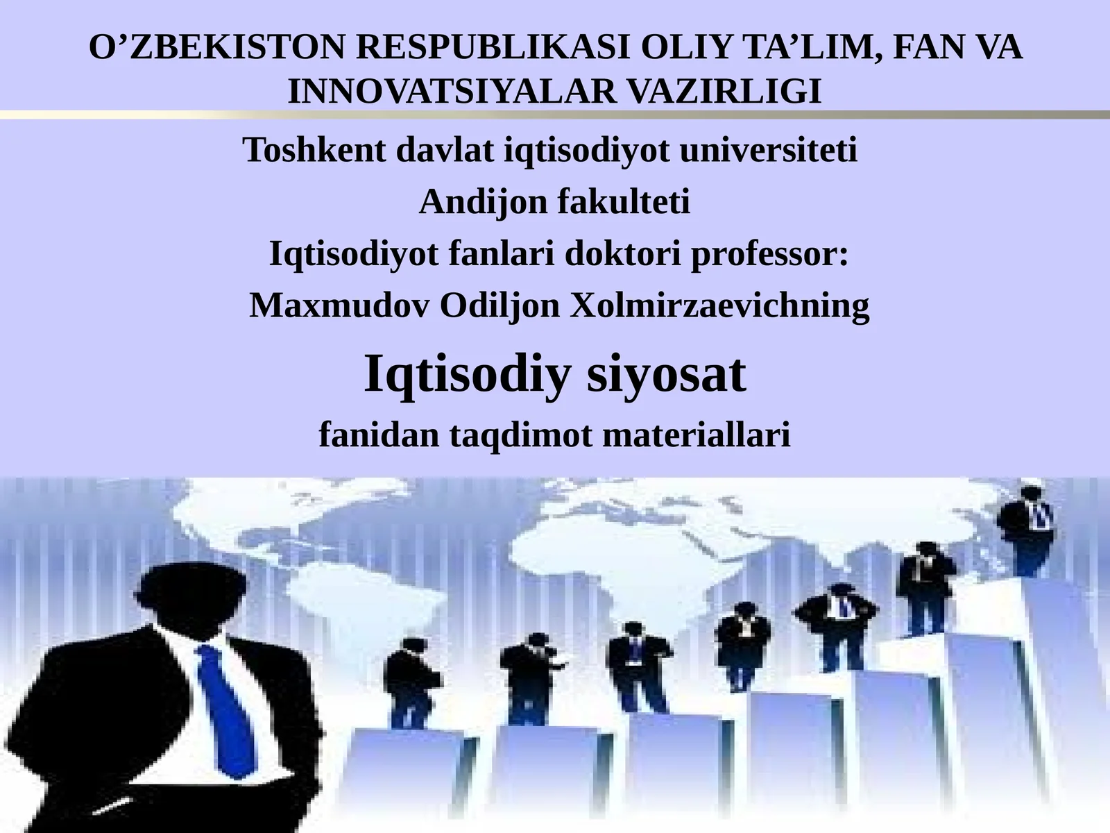 Davlatnining mulkinixususiylashtirishvaboshqarishsiyosati