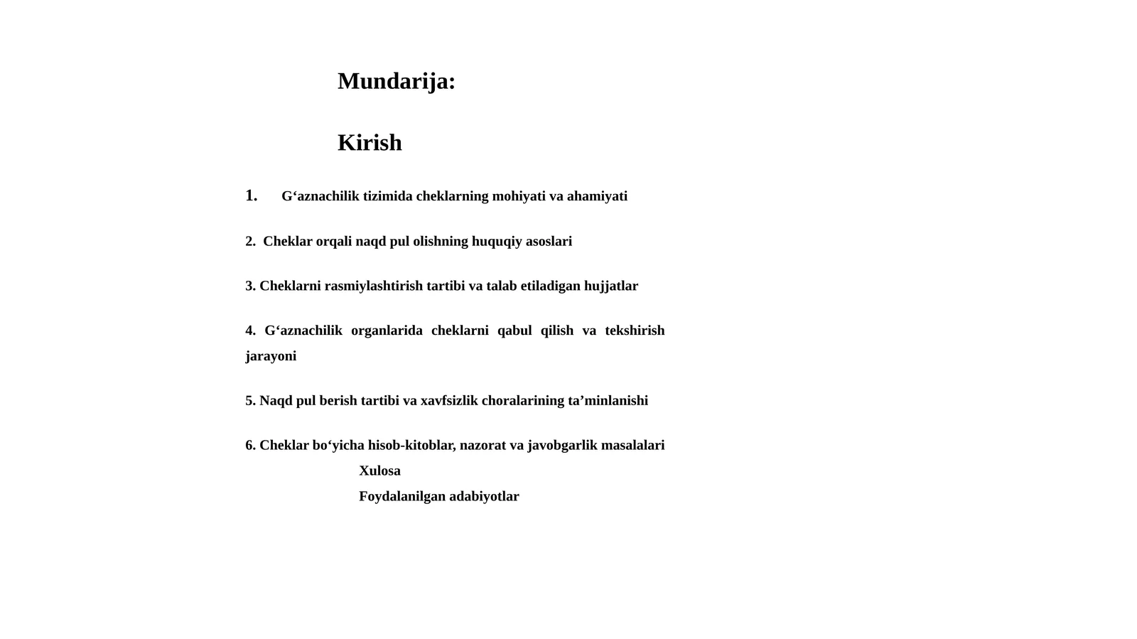 G‘aznachiliktizimidacheklarningmohiyativaahamiyati