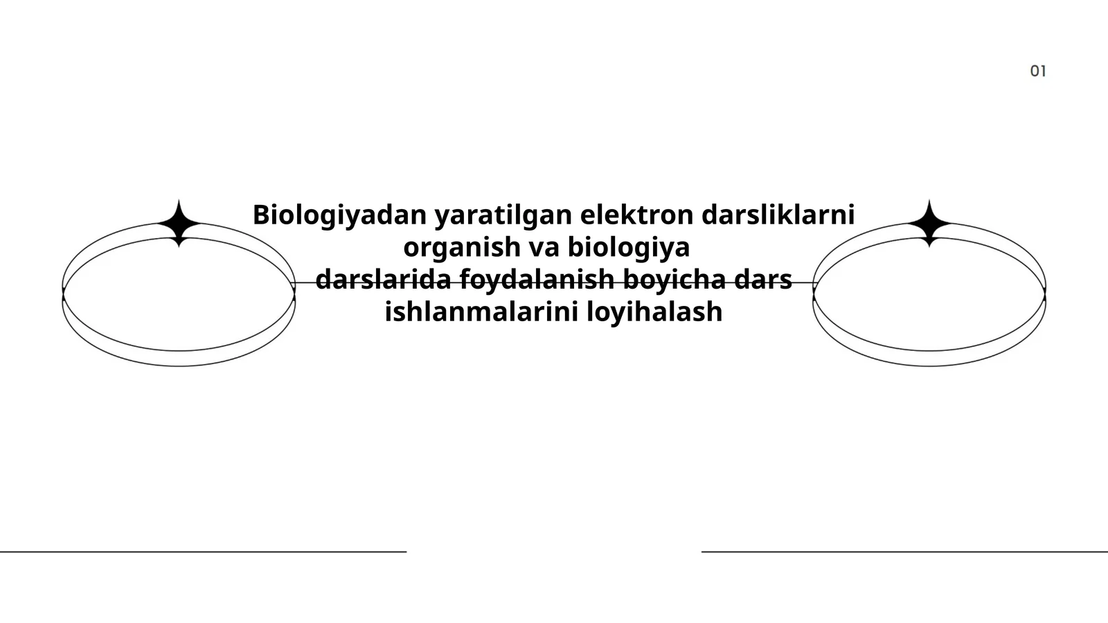 Biologiyadan yaratilgan elektron darsliklar