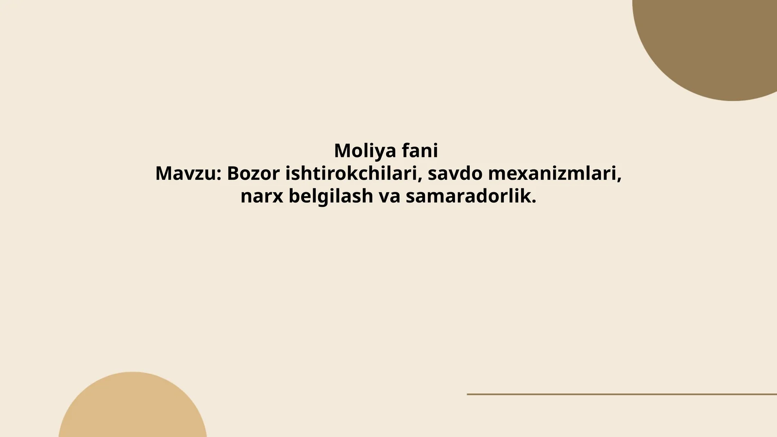 Moliya fani