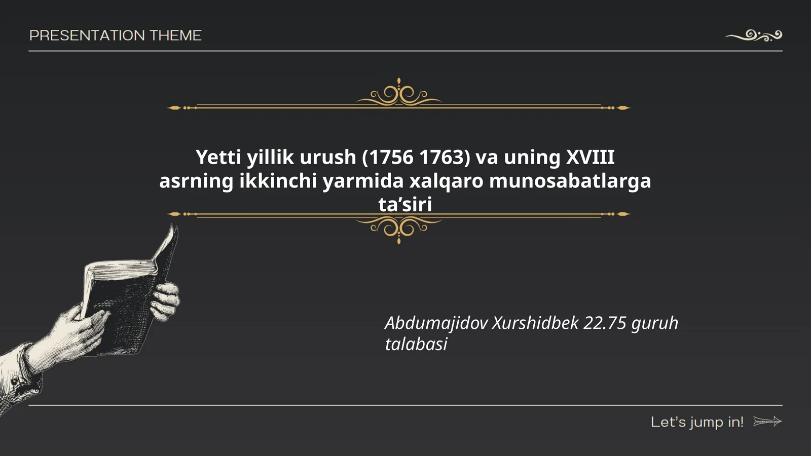 Yetti yillik urush (1756-1763) va uning XVIII asrning ikkinchi yarmida xalqaro munosabatlarga ta’siri