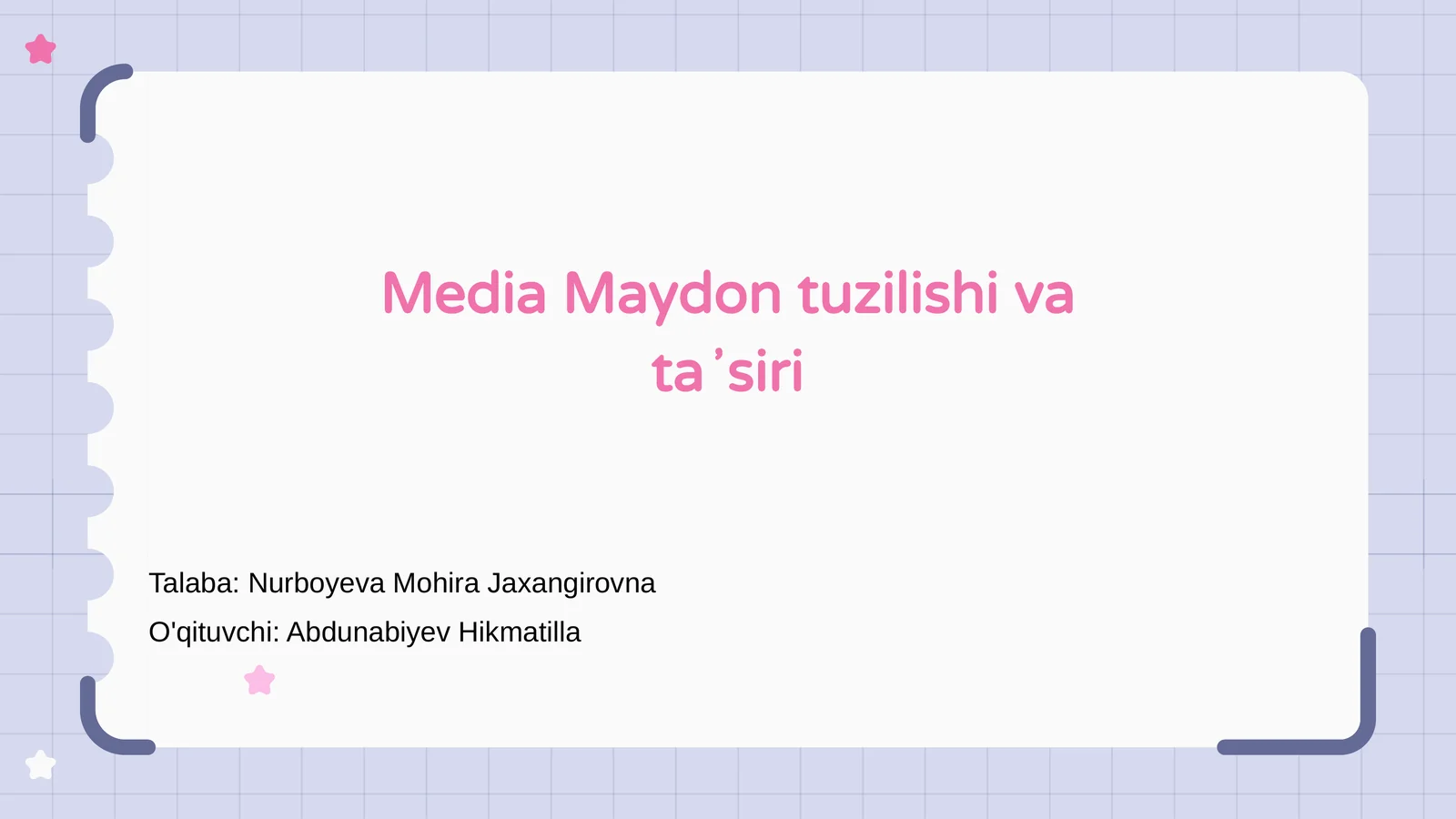 Media Maydon tuzilishi va taʼsiri