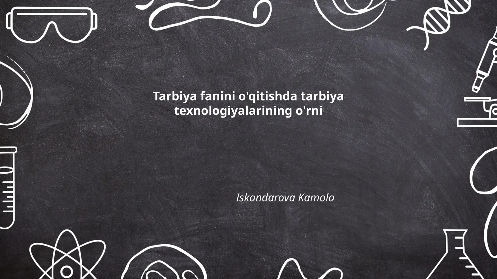 Tarbiya fanini o'qitishda tarbiya texnologiyalarining o'rni