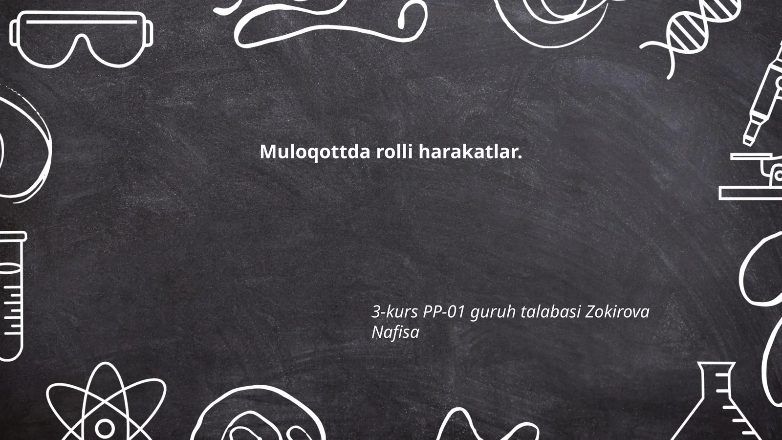 Muloqotda rolli harakatlar