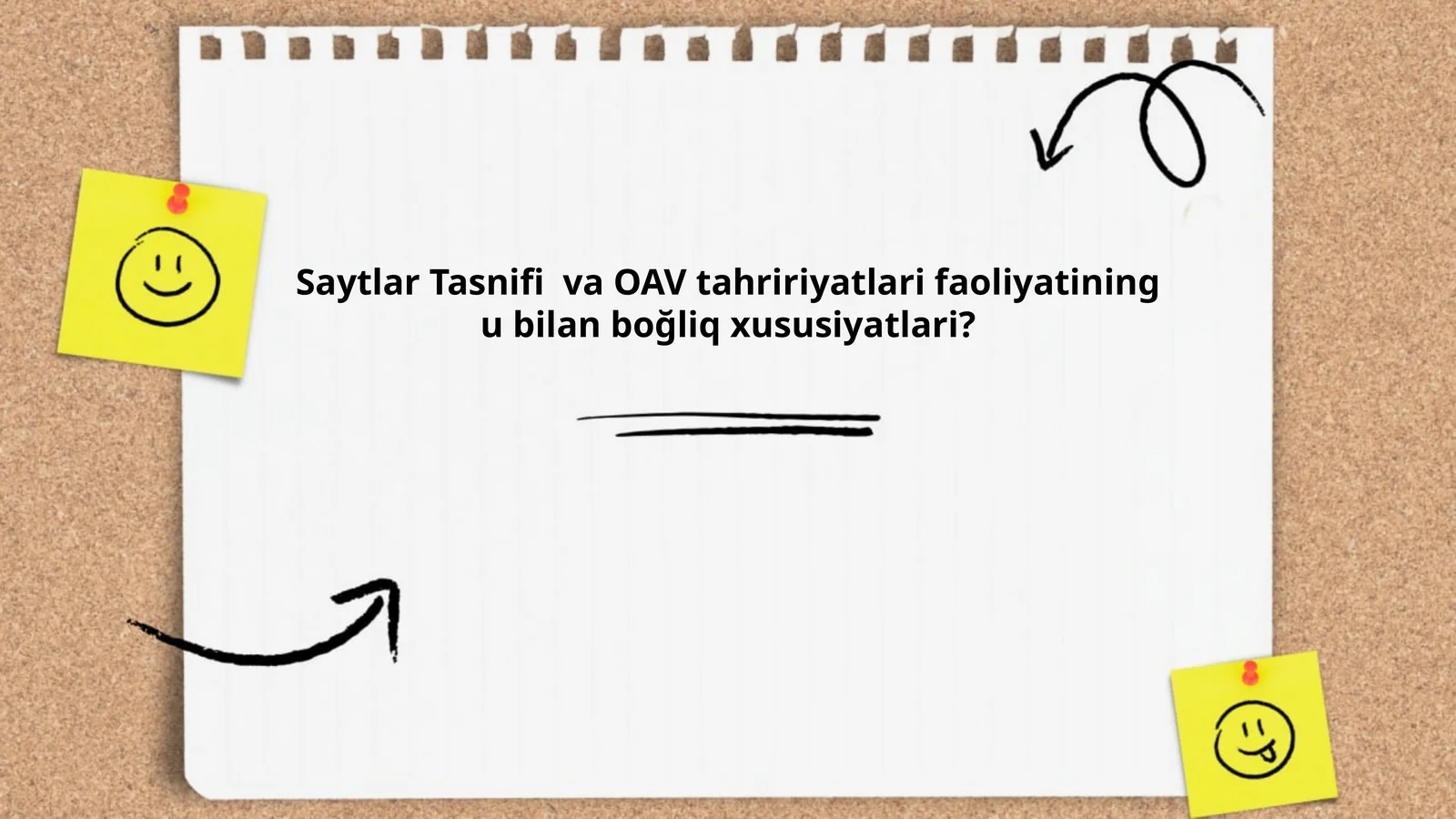 Saytlar tasnifining nazariy asoslari