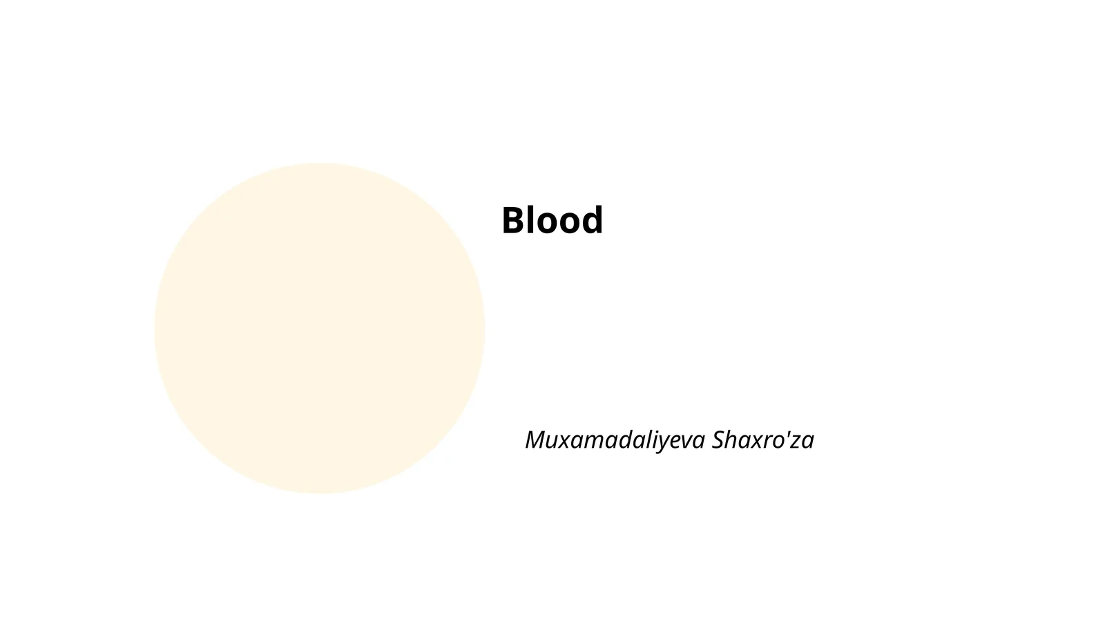 Blood