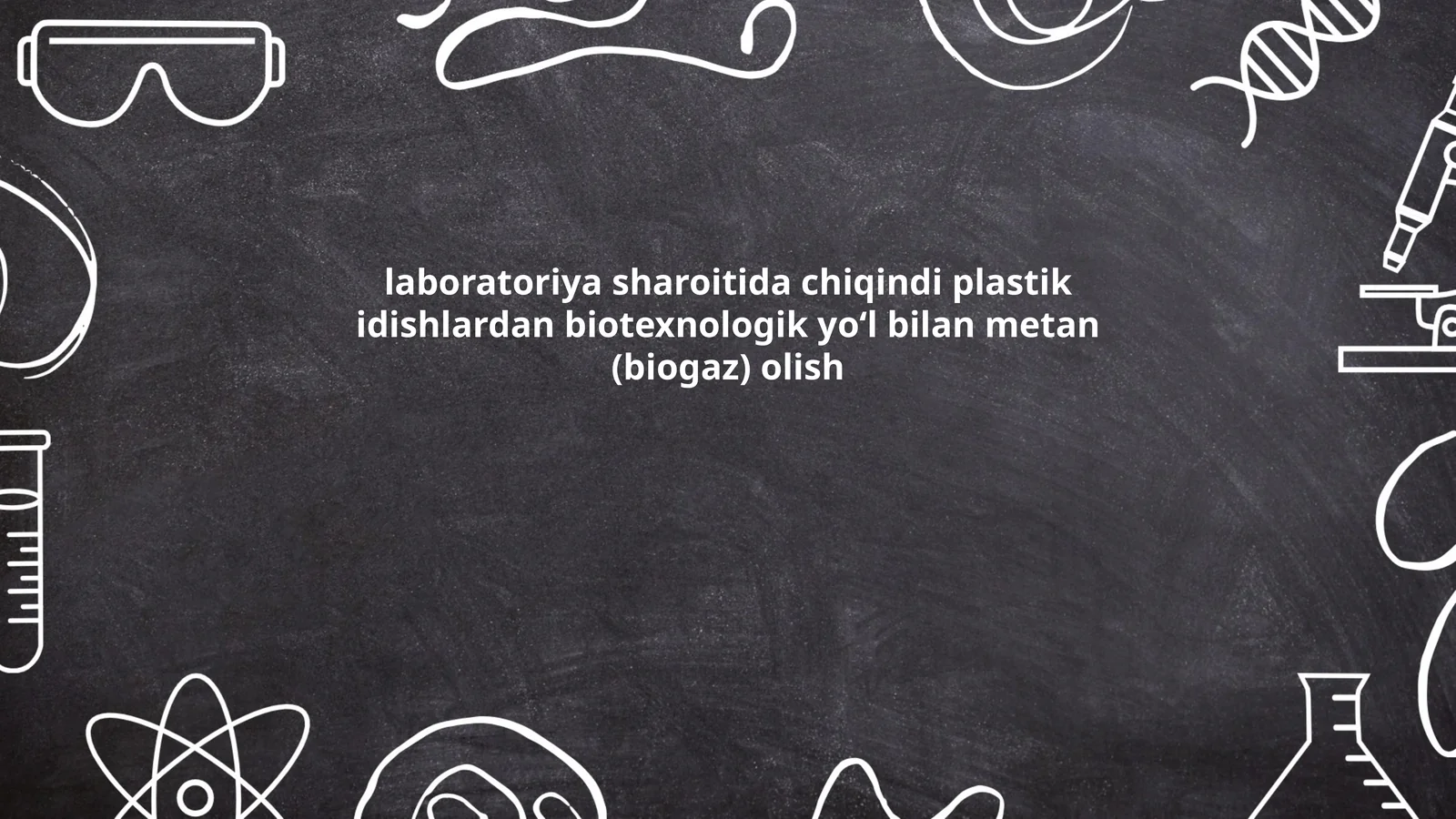 Metan (biogaz) olish