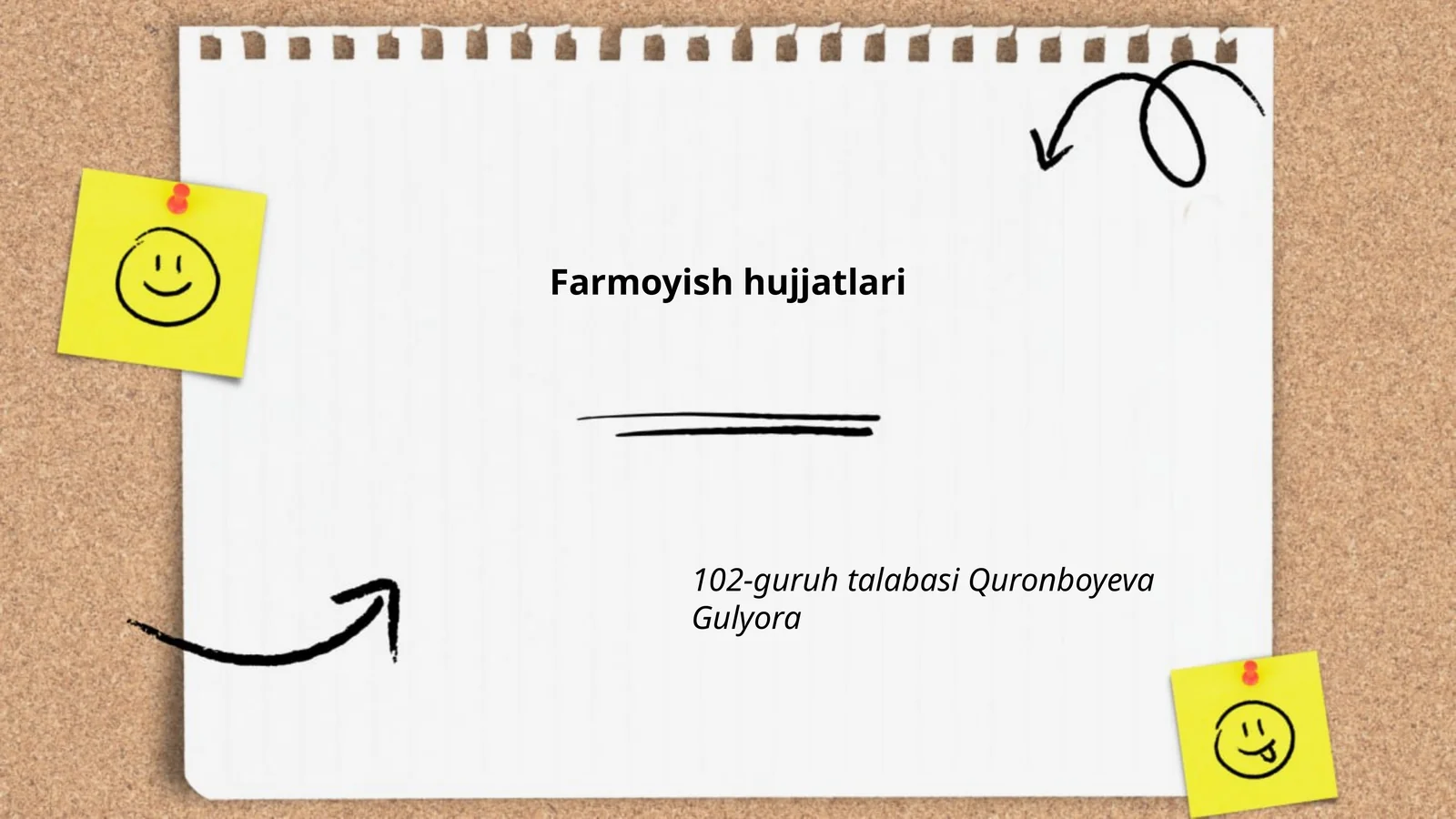 Farmoyish hujjatlari