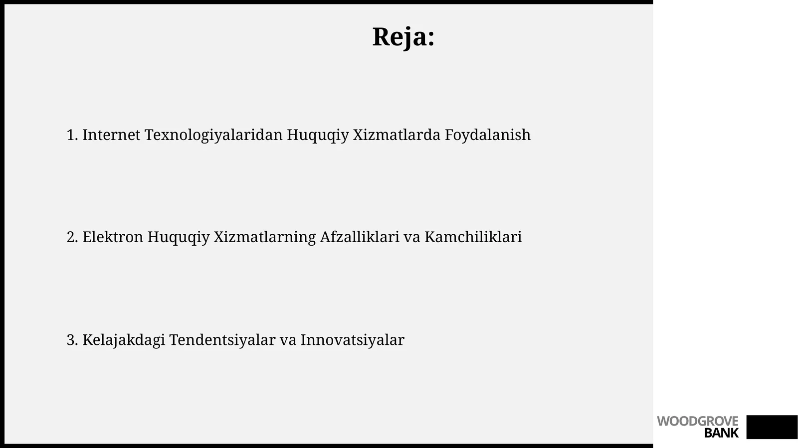Internet Texnologiyalaridan Huquqiy Xizmatlarda Foydalanish