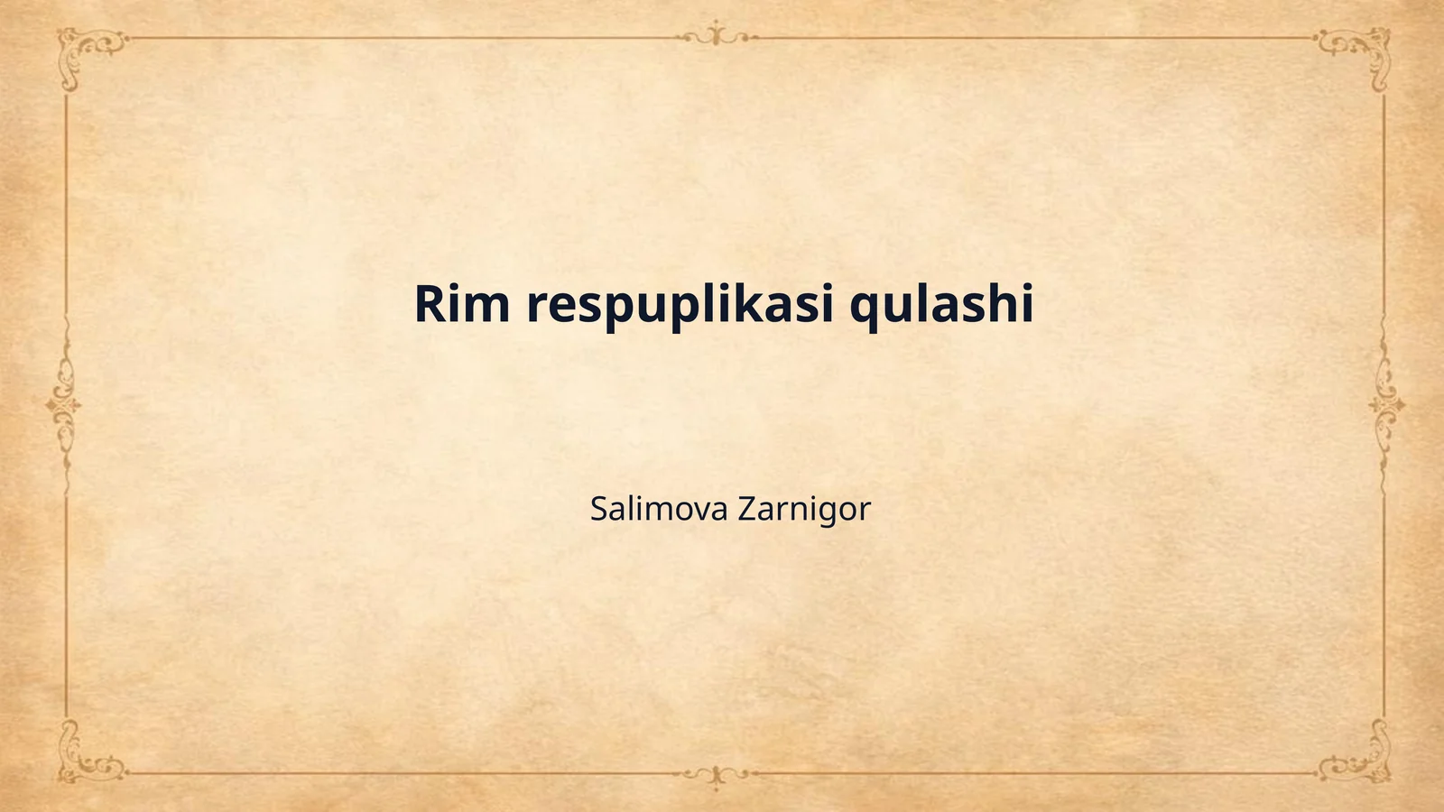 Rim respuplikasi qulashi