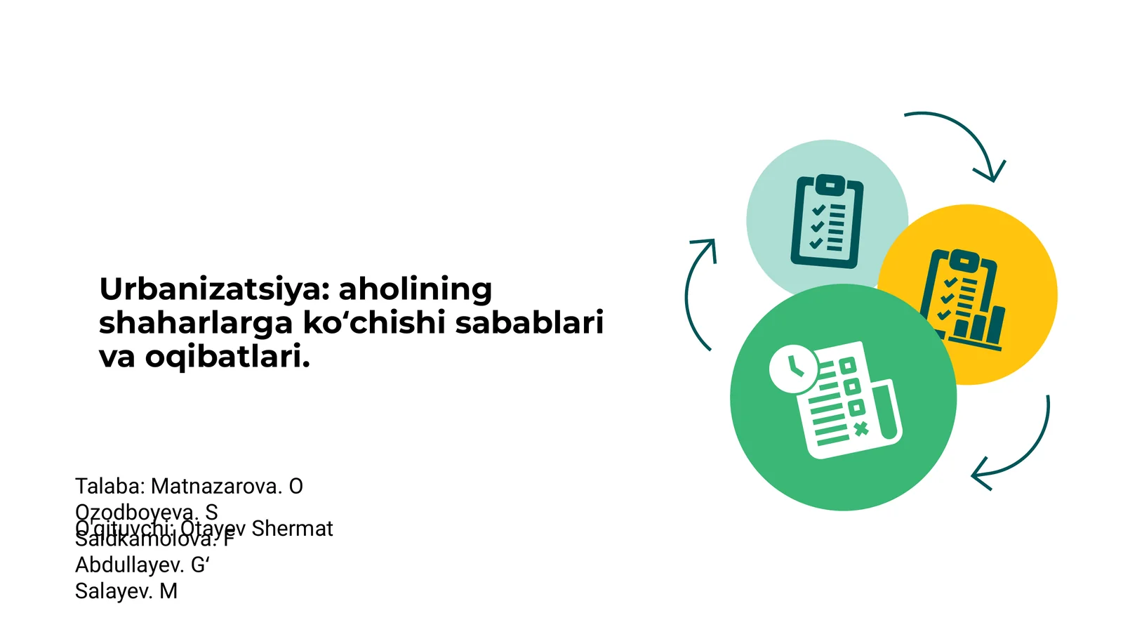 Urbanizatsiya: aholining shaharlarga koʻchishi sabablari va oqibatlari