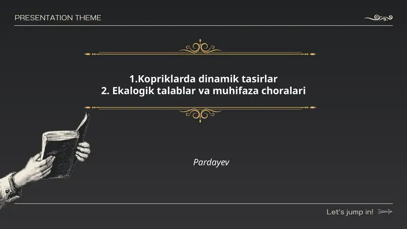 Ko'priklarda dinamik yuklar turlari