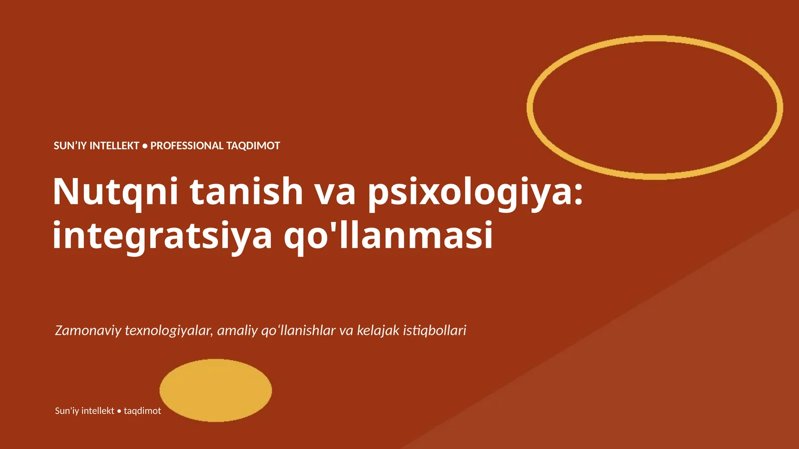 Nutqni tanish va psixologiya: integratsiya qo'llanmasi