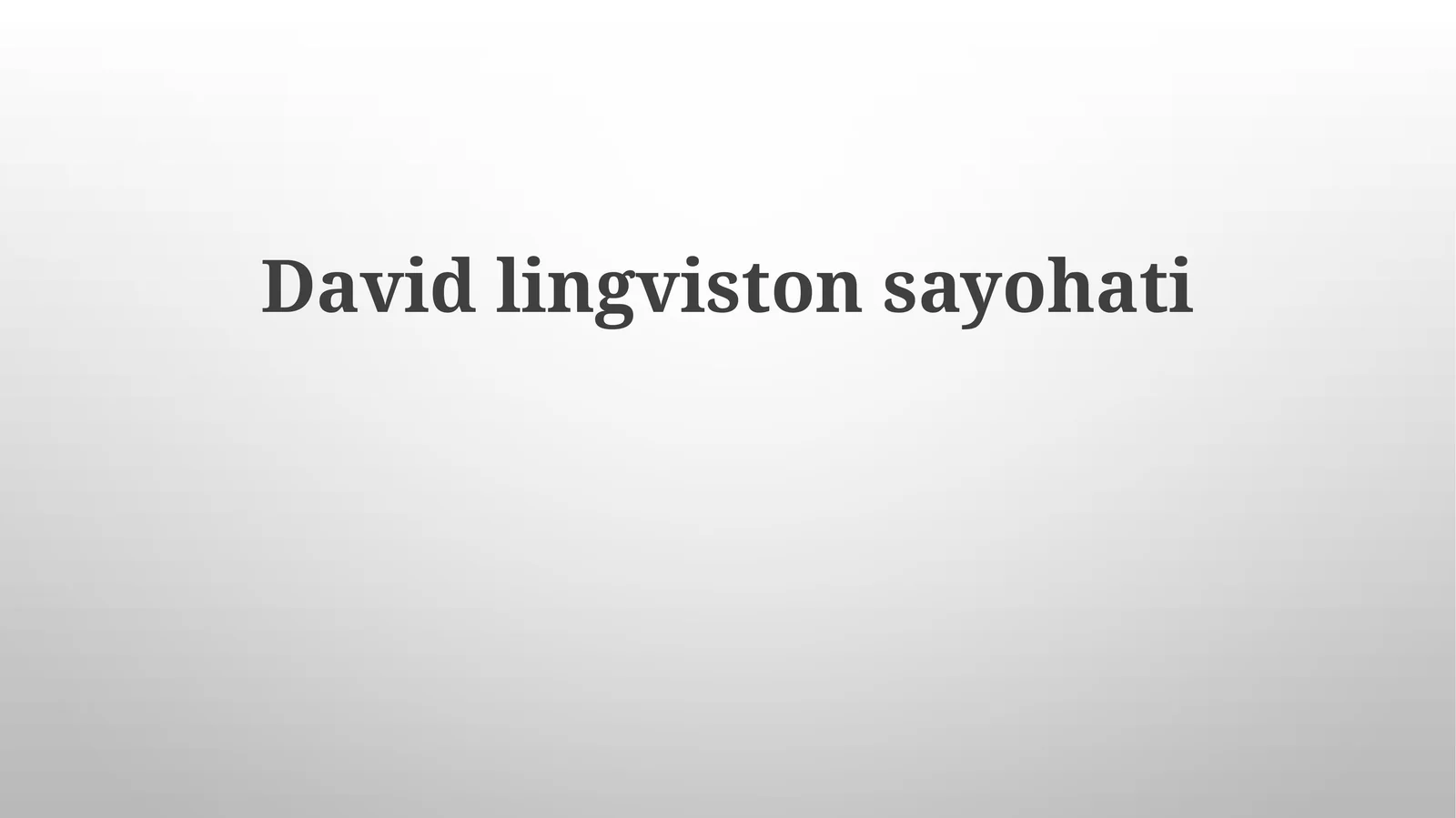 Davidlingvistonsayohati