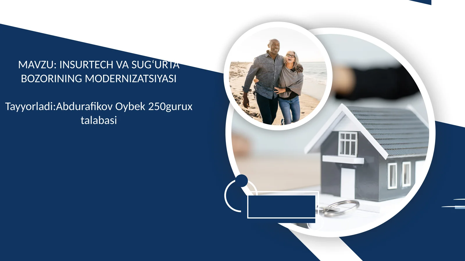INSURTECH VA SUG‘URTA BOZORINING MODERNIZATSIYASI