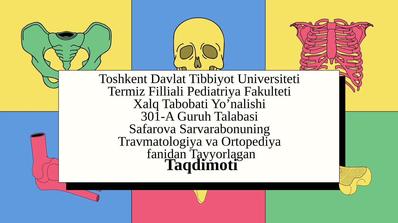 Bolalarda suyak va bõgʻim jarohatlari tugʻruq vaqtida