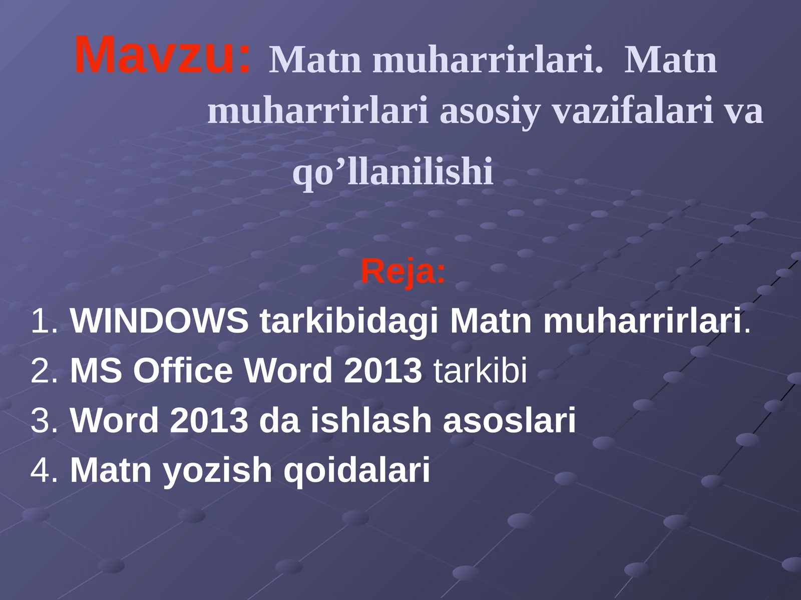 Matn muharrirlari. Matnmuharrirlari asosiy vazifalari va qo’llanilishi