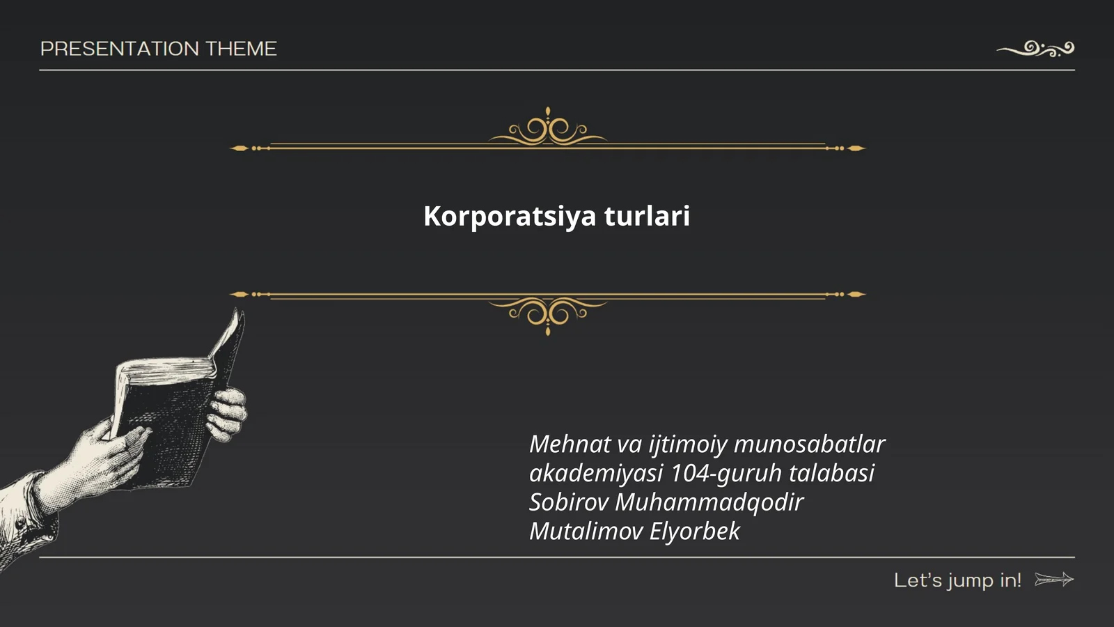 Korporatsiya turlari
