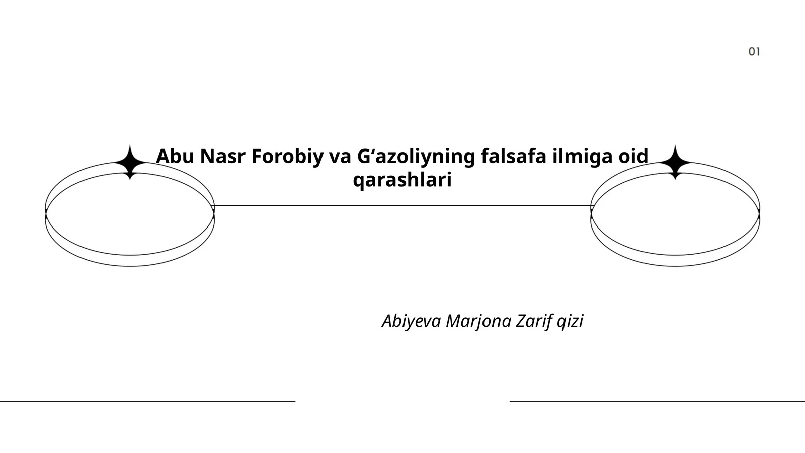 Abu Nasr Forobiy va Gʻazoliyning falsafa ilmiga oid qarashlari