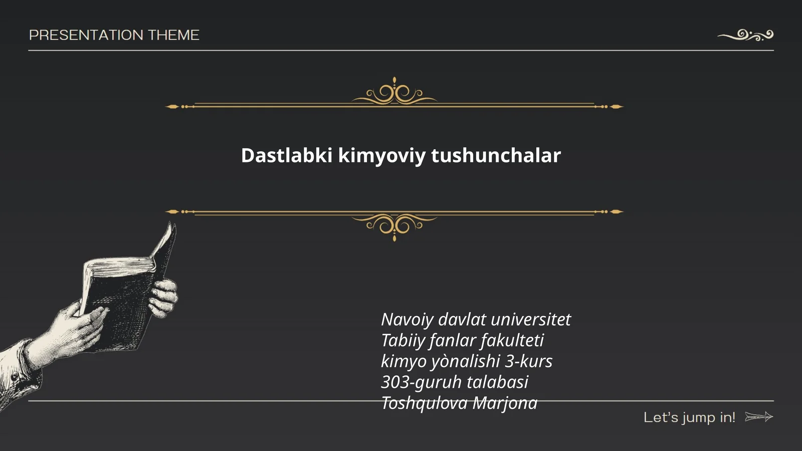 Dastlabki kimyoviy tushunchalar
