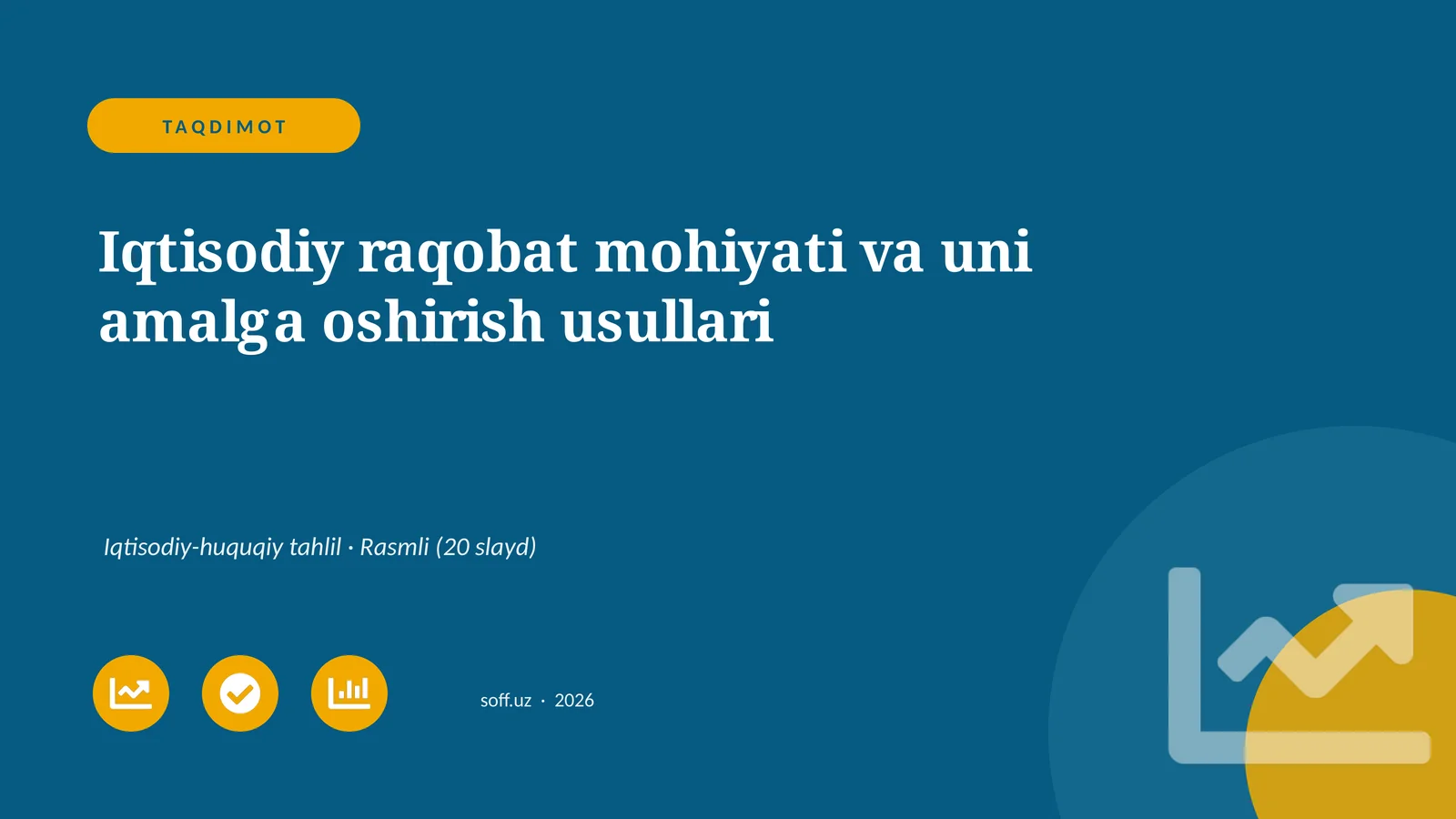 Iqtisodiy raqobat mohiyati va uni amalga oshirish usullari