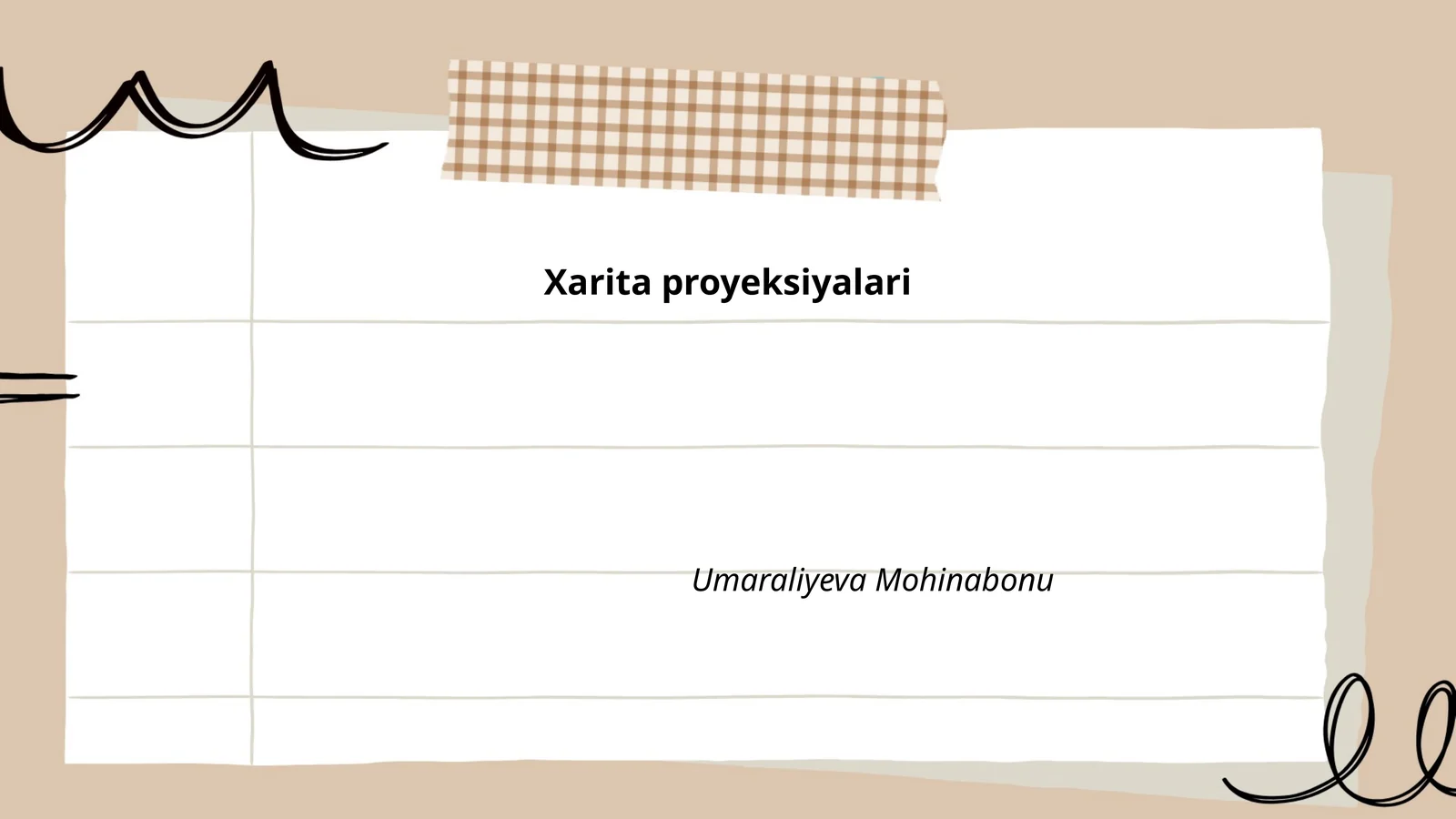 Xarita proyeksiyalari