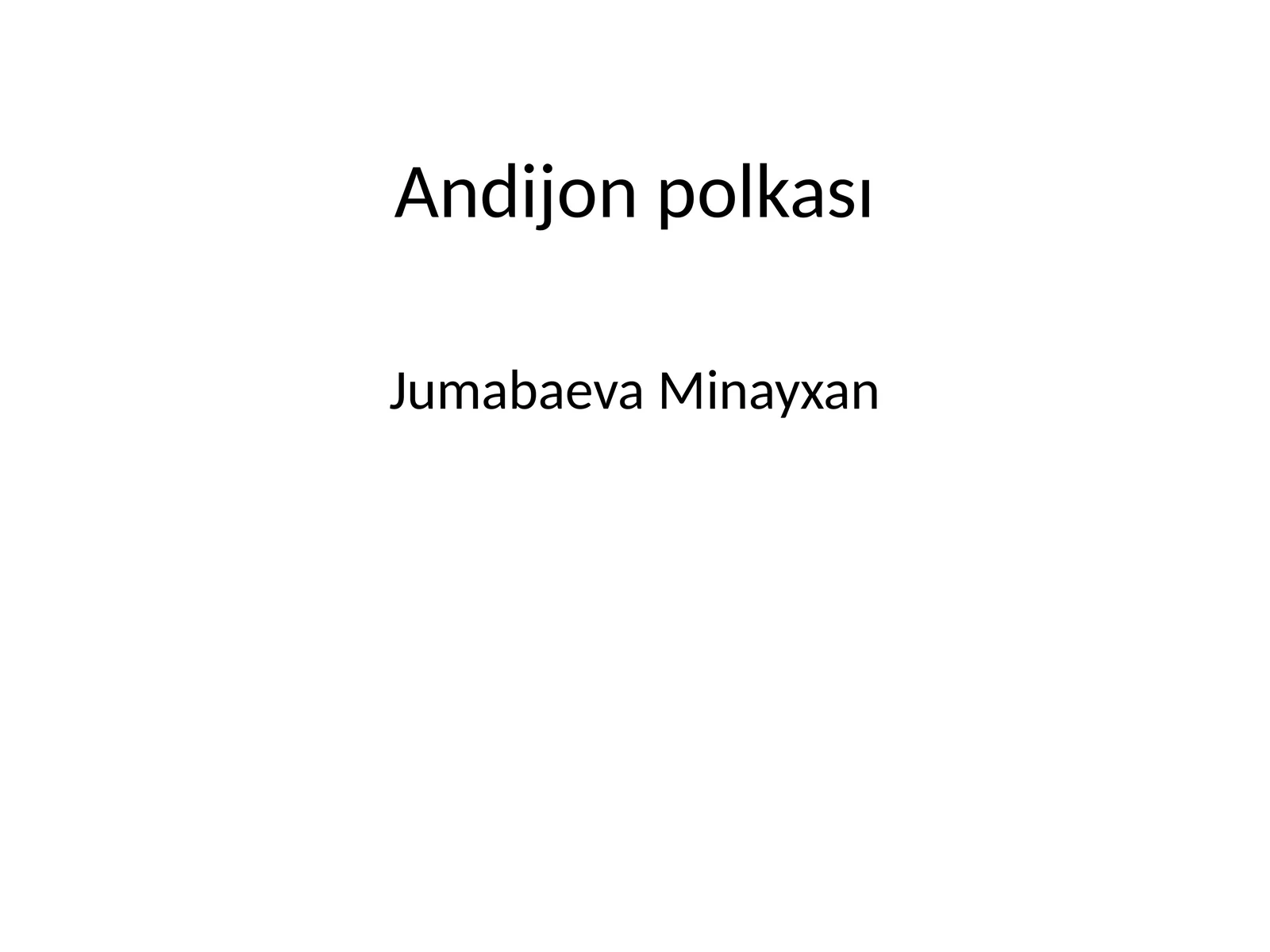 Andijon polkasi