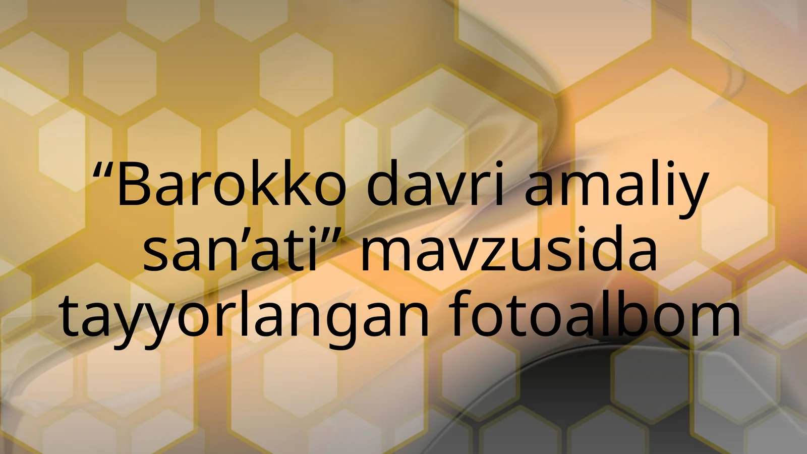 Barokko davri amaliy san’ati