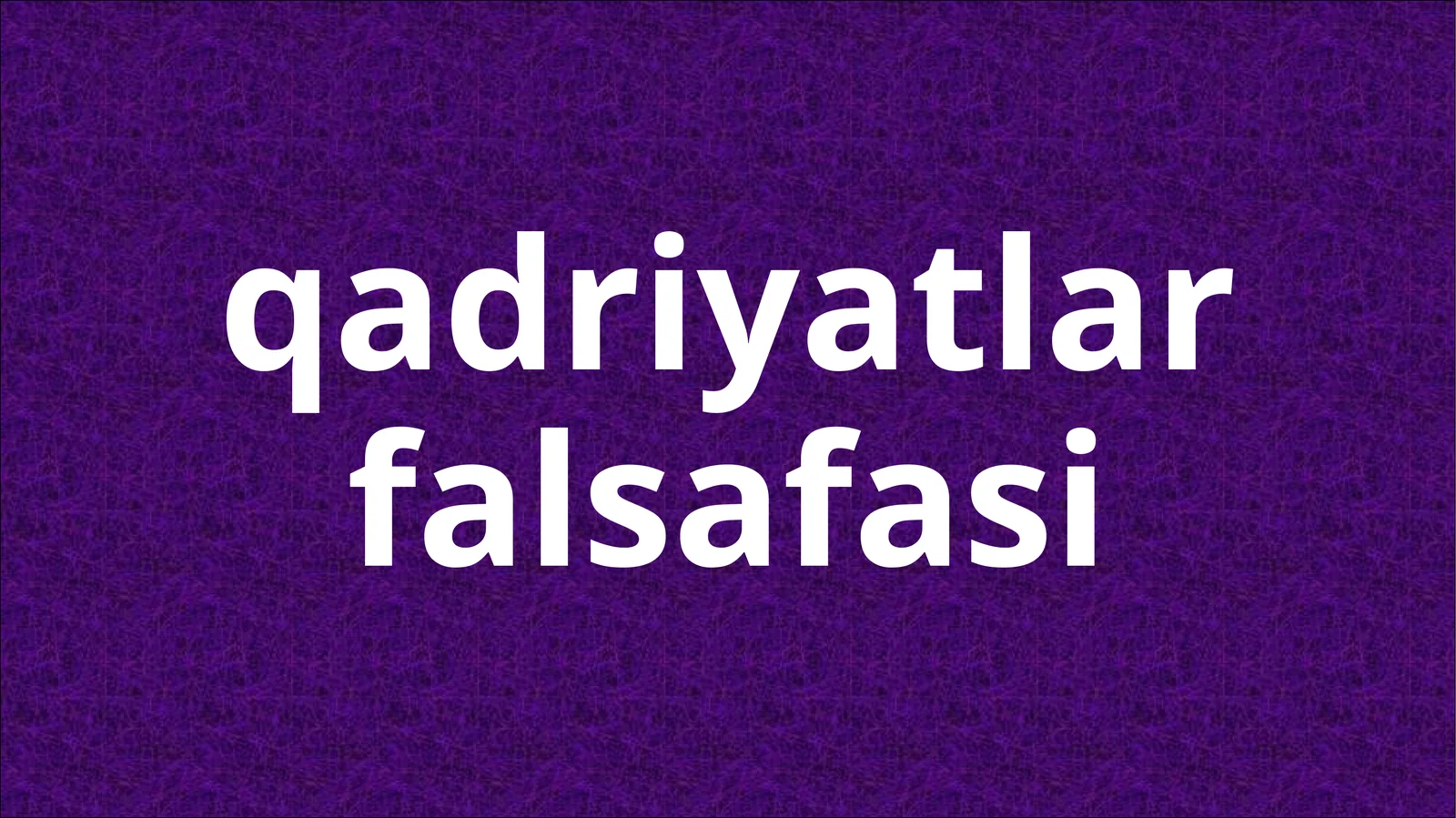 Qadriyatlar falsafasi