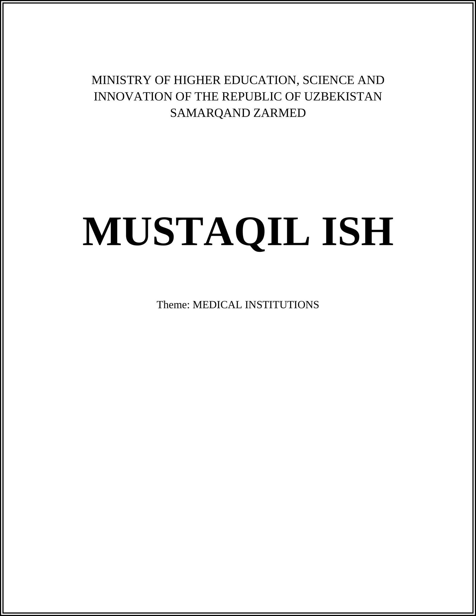 Curriculum Development in Medical Education