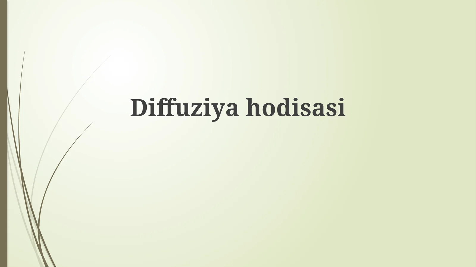Diffuziyahodisasi
