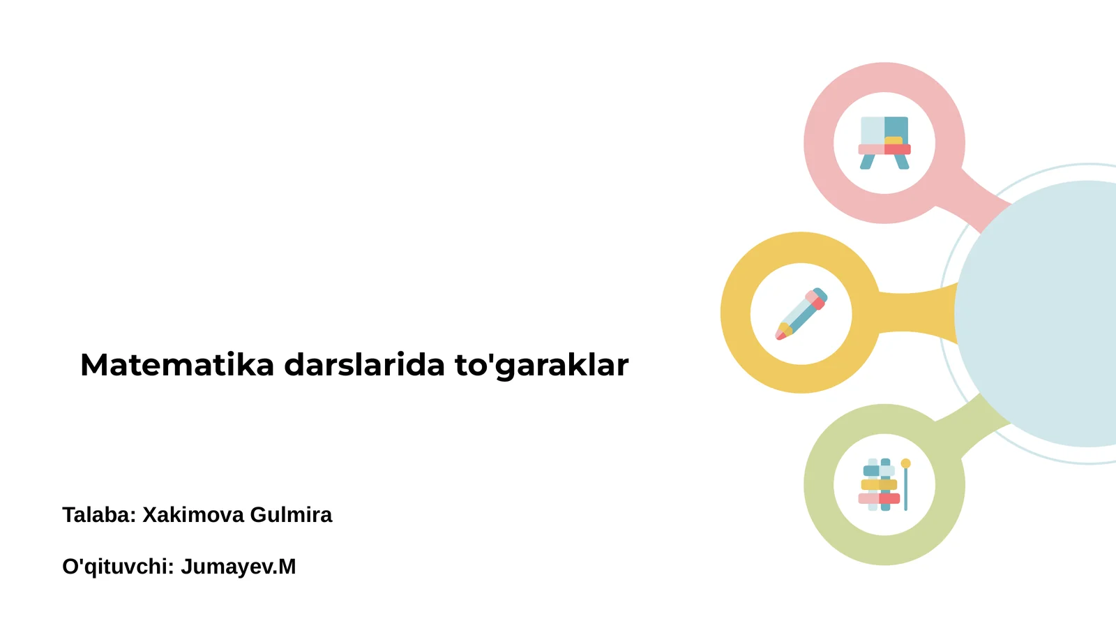 To'garaklar matematika darslarida