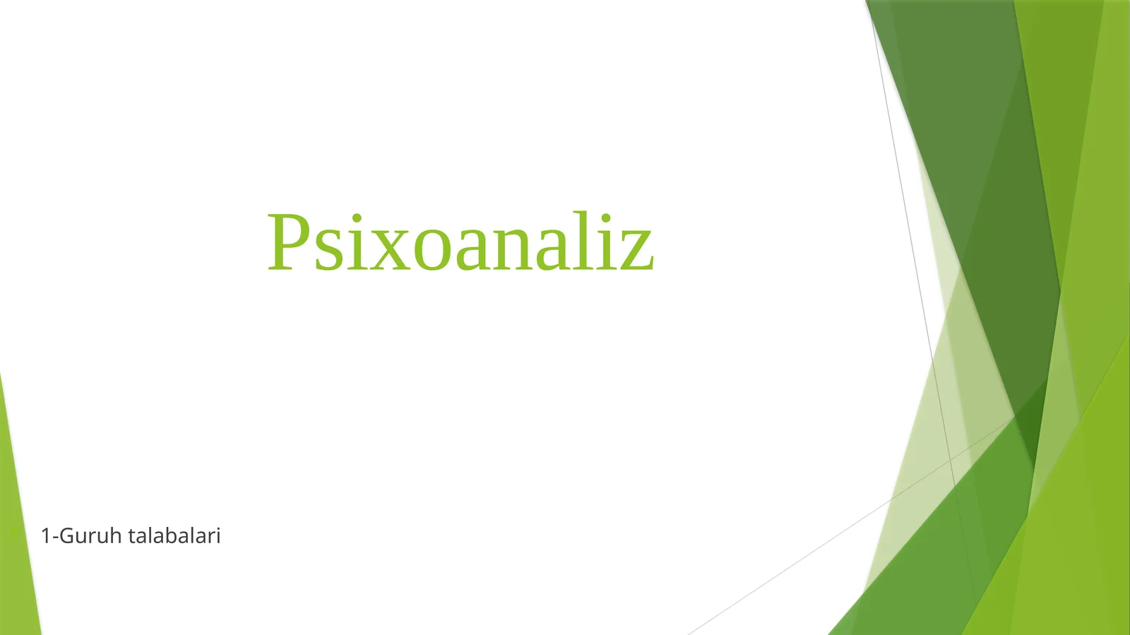 Psixoanaliz