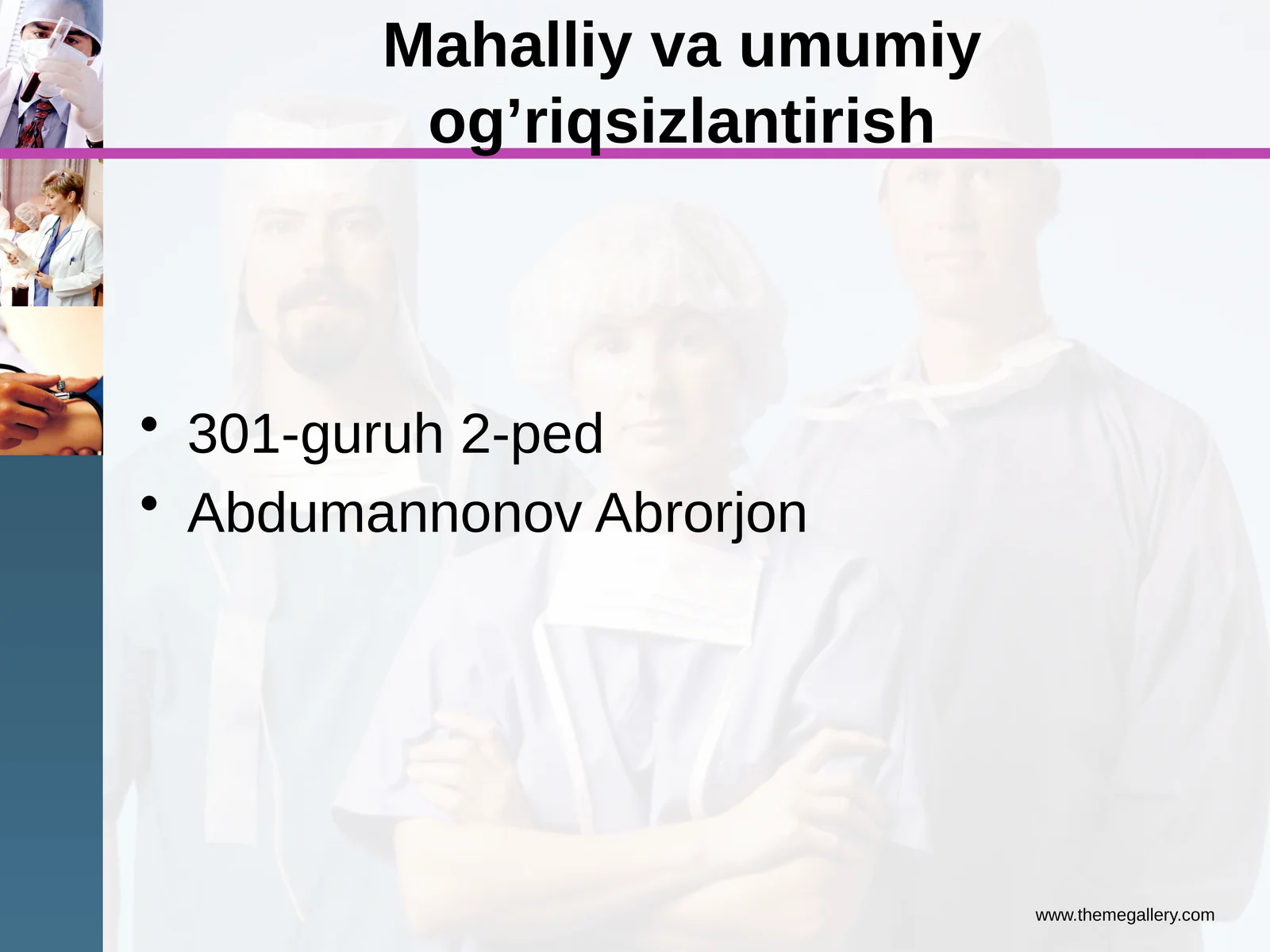 Anestiziologiya