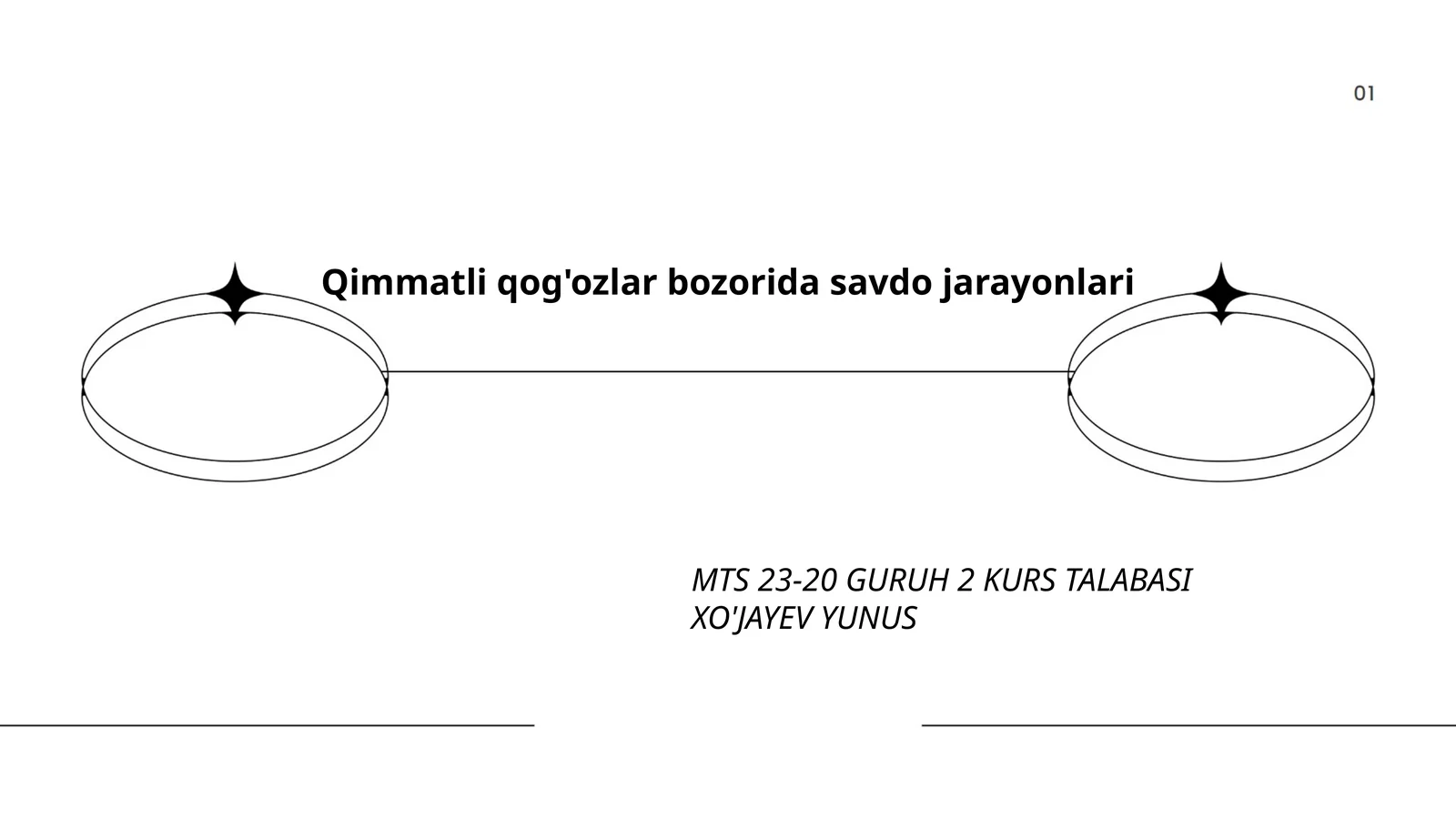 Qimmatli qog'ozlar bozorida savdo jarayonlari
