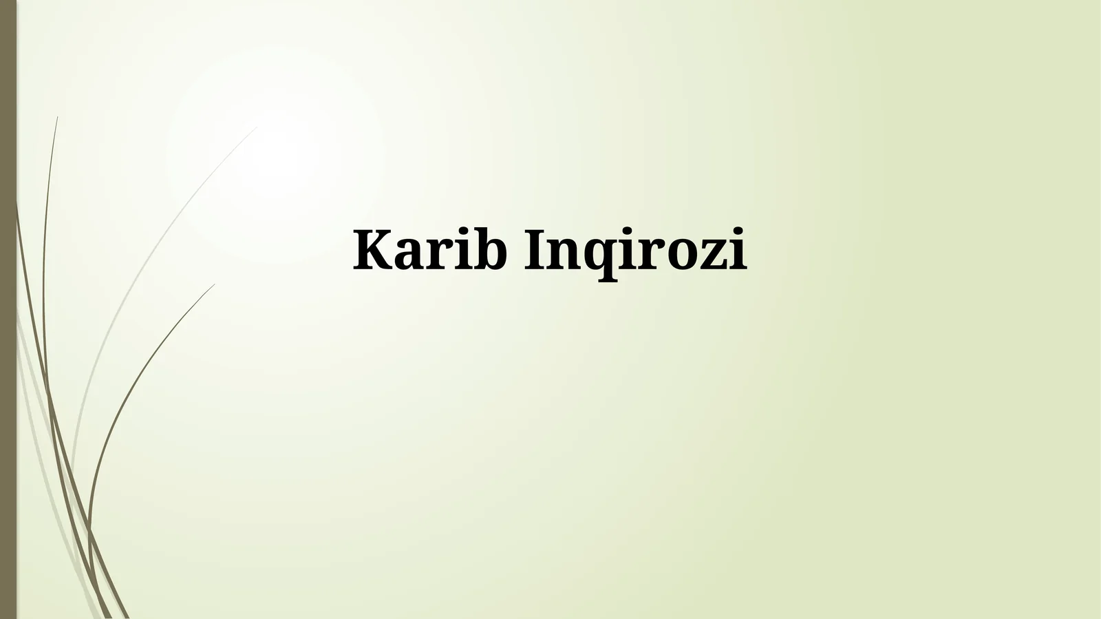 KaribInqirozi