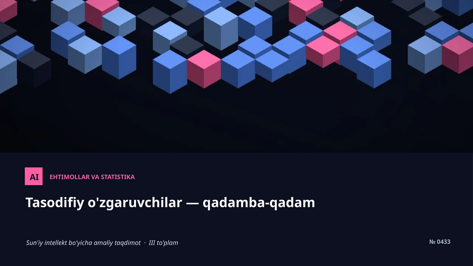 EHTIMOLLAR VA STATISTIKA