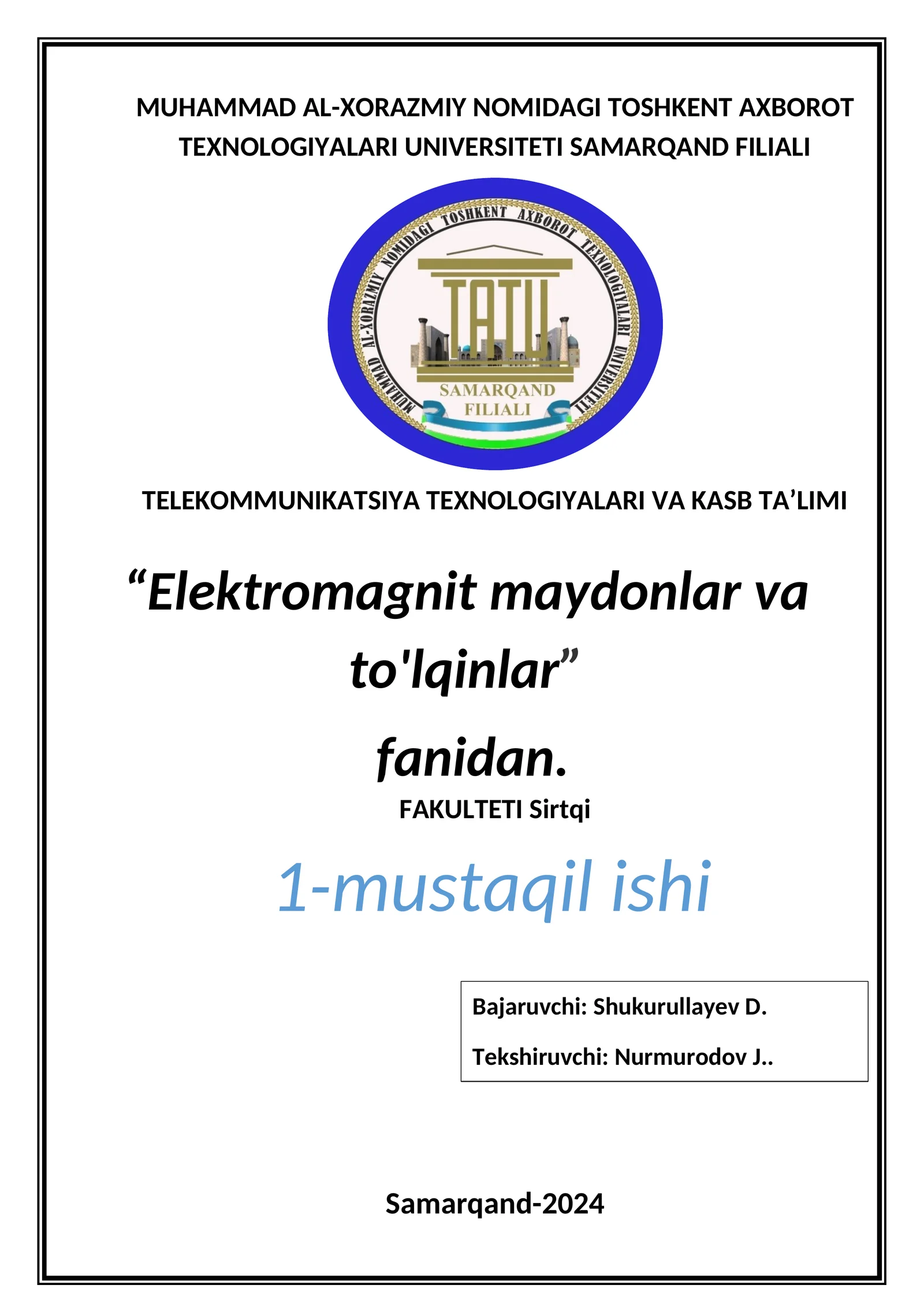 Maksvellning to'rtinchi tenglamasi