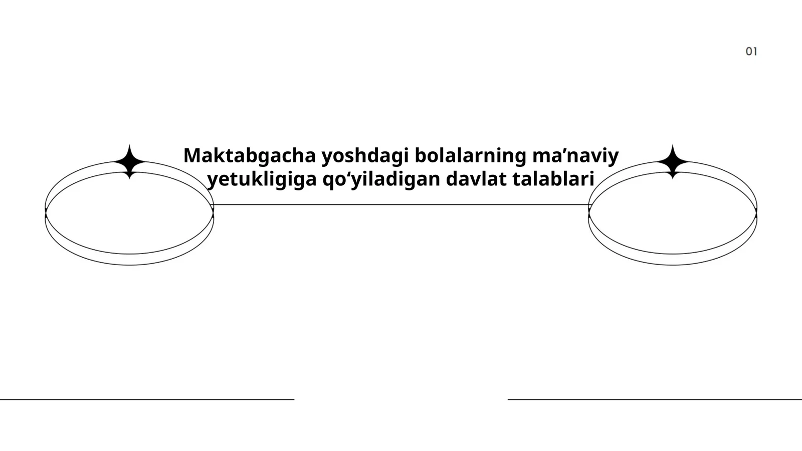 Maktabgacha yoshdagi bolalarning ma’naviy yetukligiga qo‘yiladigan davlat talablari