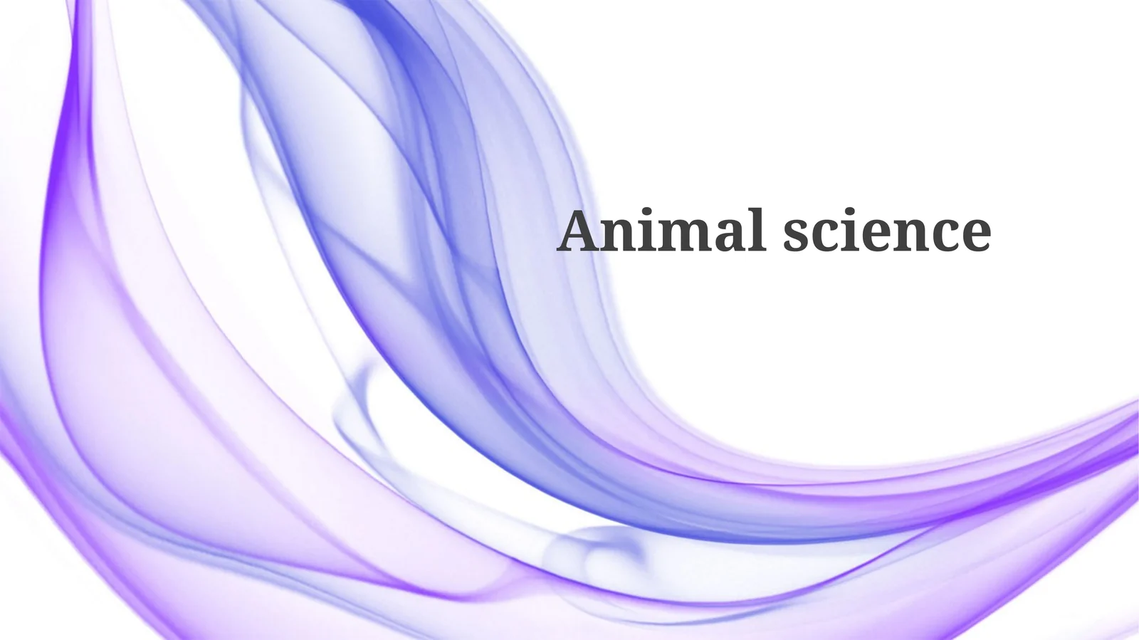 Hayvonotshunoslikning zamonaviy yo'nalishlari