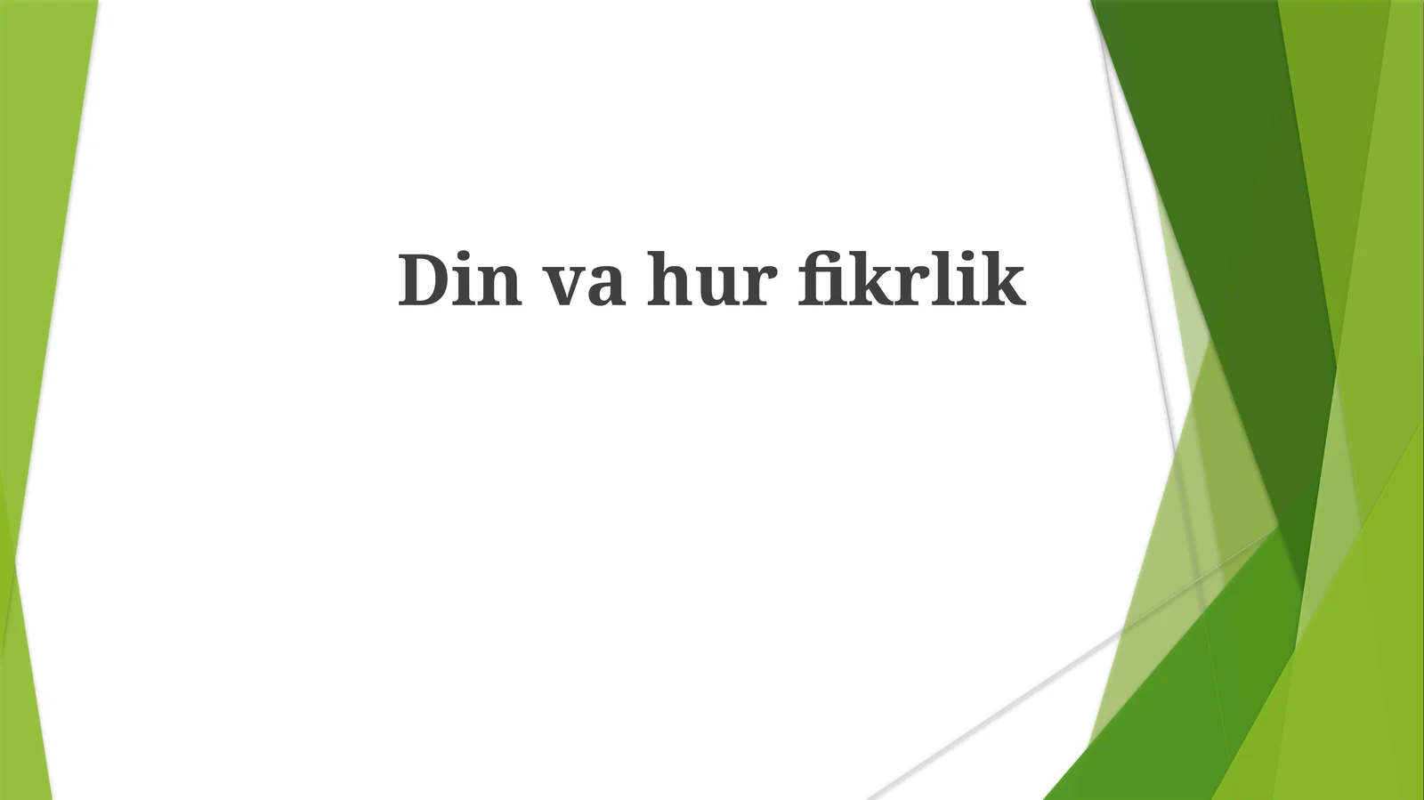 Dinvahurfikrlik