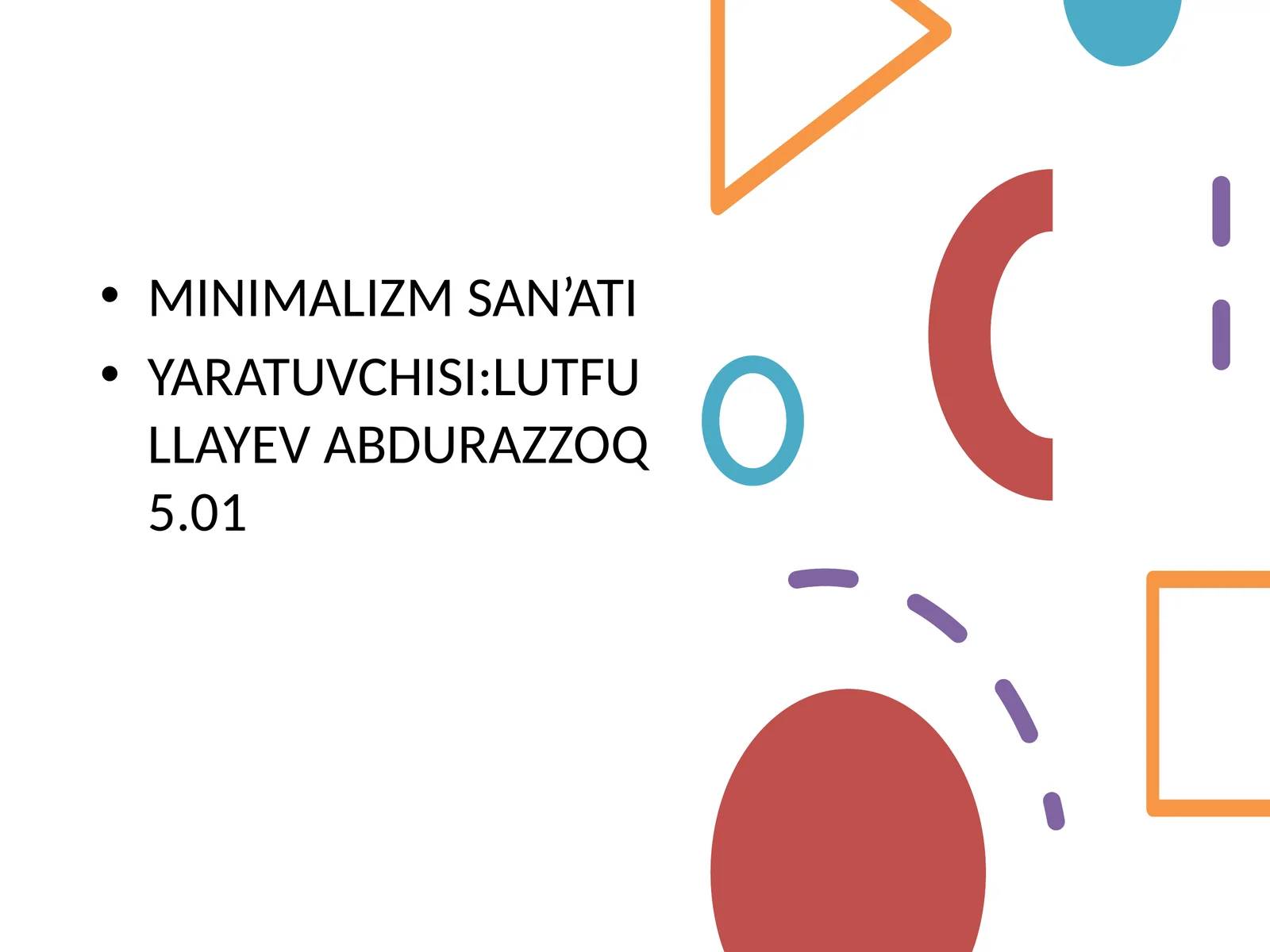 Minimalizm san’ati