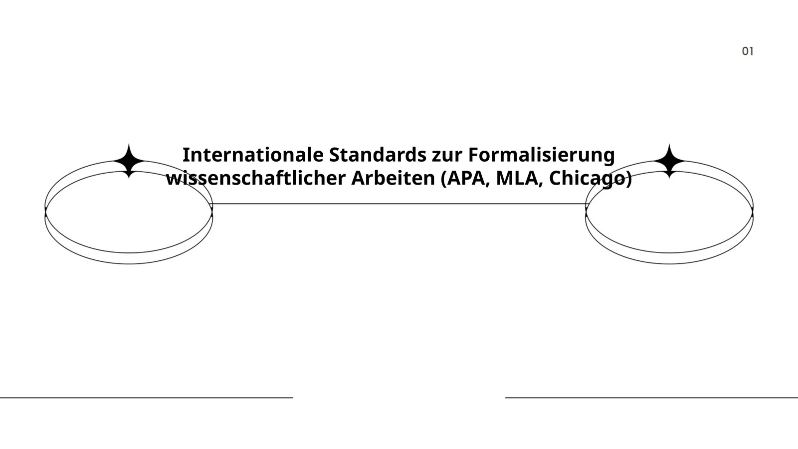 Internationale Standards zur Formalisierung wissenschaftlicher Arbeiten (APA, MLA, Chicago)